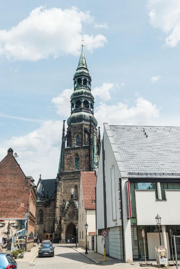 Apartmenthaus Am Dom Junior Suite Mit Parkplatz Zwickau Dış mekan fotoğraf