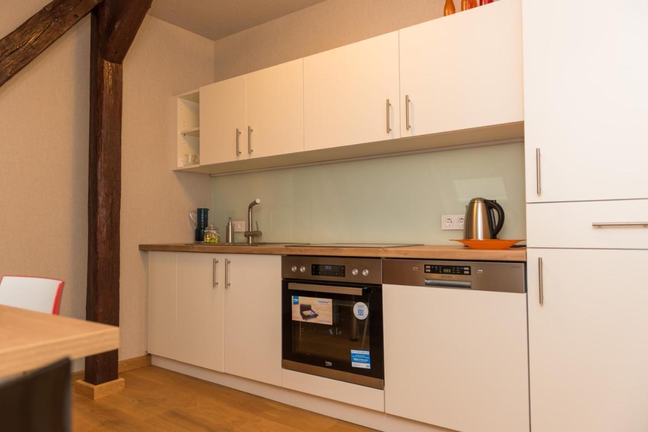 Apartmenthaus Am Dom Junior Suite Mit Parkplatz Zwickau Dış mekan fotoğraf