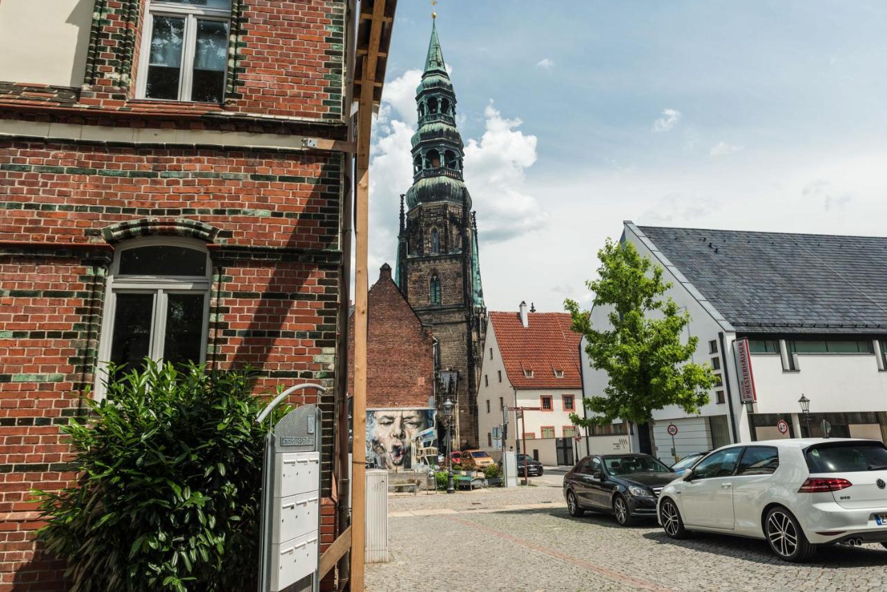 Apartmenthaus Am Dom Junior Suite Mit Parkplatz Zwickau Dış mekan fotoğraf